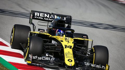 Fernando Alonso en el circuito de Yas Marina, Abu Dabi