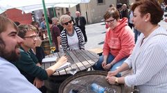 ��igo Errej�n junto a varios miembros de Podemos Asturies en su visita a Avil�s.��igo Errej�n junto a varios miembros de Podemos Asturies en su visita a Avil�s