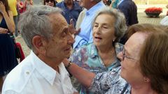 Manuel Jorge, nunha das s�as �ltimas visitas � s�a Chantada natal