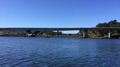 Zona afectada por el futuro dragado de la desembocadura del L�rez en la r�a de Pontevedra