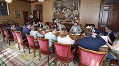 Reuni�n de la Junta de Portavoces del Parlamento asturiano