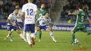 Forlin Toche Tenerife Real Oviedo Heliodoro Rodriguez Lopez.Forlin prueba un disparo a puerta ante el Tenerife