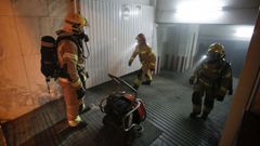 Imagen de archivo de una intervenci�n de los bomberos de Arteixo
