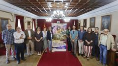 Presentaci�n del cartel de la Semana de Cine de Lugo, realizado por Diego As