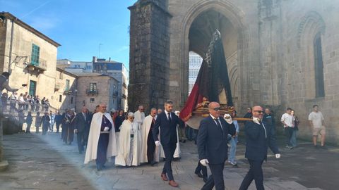 La procesi�n del Santo Encontro, en Lugo