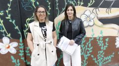 Estela Eir�n y Mar�a Ferrero son la presidenta y la secretaria de la ANPA del colegio Santo Andr� de Xeve, en Pontevedra, que no tiene agua potable