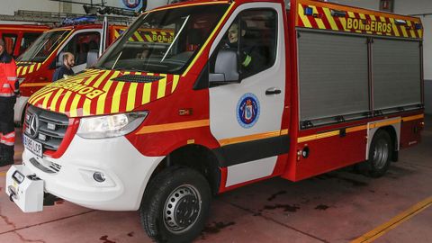 imagen de archivo del parque de bomberos de Xinzo