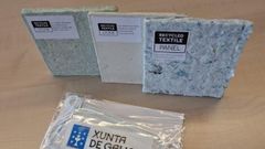 Materiales elaborados con textiles reciclados de centros hospitalarios en el proyecto CEMTex.