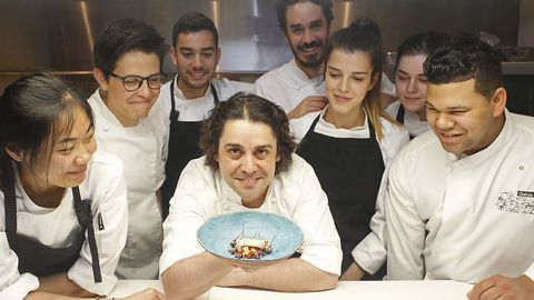 El primer plato: pulpo a la mugardesa (�rbore da Veira)