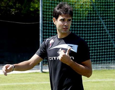 Borja Oubi�a disput� todo el encuentro entre el Celta y el Getafe en 2007.