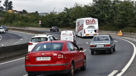 Autov&iacute;a A-55 en sentido Vigo.