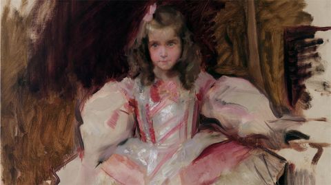Detalle de �La ni�a Mar�a Figueroa vestida de menina�, de Sorolla