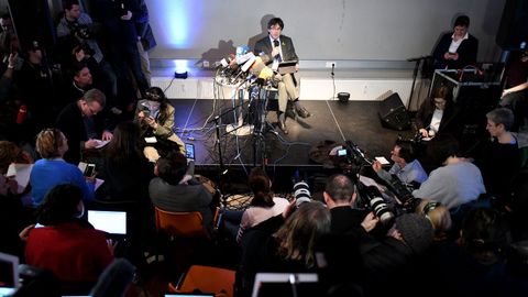Comparecencia de Puigdemont en Berl�n