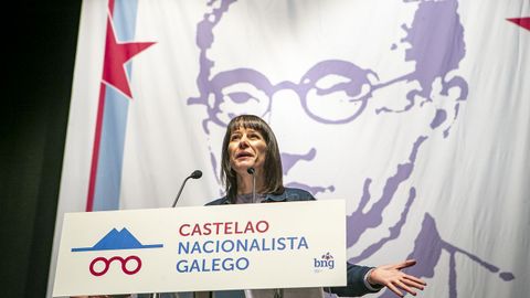 Ana Pont�n particip� en el homenaje a Castelao organizado por el BNG en Rianxo