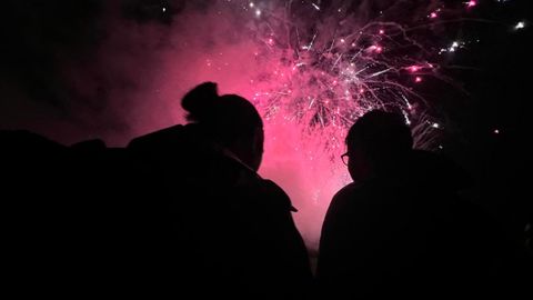 Noche de los Fuegos en Oviedo
