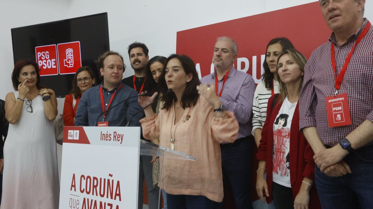 Inés Rey volverá a ser alcaldesa de A Coruña: «Hemos hecho historia»