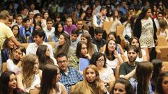 Inicio del curso acad�mico en la Universidad de Santaigo de Compostela (USC)