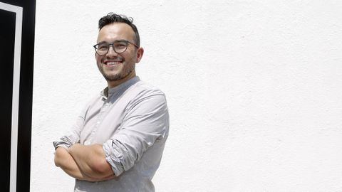 O escritor, profesor e activista Carlos Call&oacute;n (Ribeira, 1978).