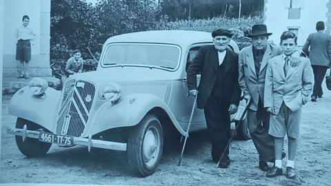 Grada�lle, Eladio Crego y su sobrino Chemari en Cervo