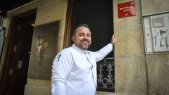 Antonio Novas, responsable del Trasmallo, en la calle Figueroa