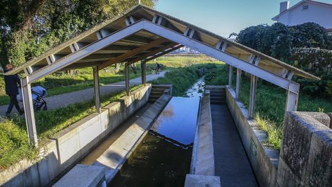 Arquitectura. La recuperacin del entorno en A Chanza le vali ser finalista en los premios otorgados por el COAG y el galardn ENOR.