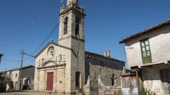 
Iglesia de la parroquia chantadina de Nogueira de Mi�o, donde naci� el 1727 el sacerdote Pedro Benito V�zquez Cela, fallecido en 1798
