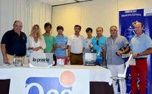 Los ganadores del torneo princesa Letizia posan con sus trofeos