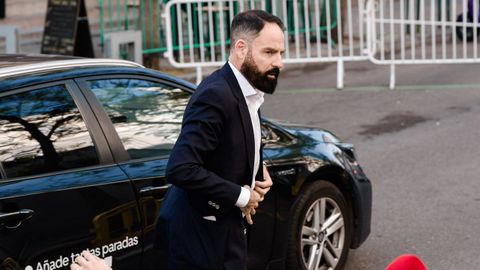 El exgerente del PSOE, Mariano Moreno, a su llegada al Tribunal Supremo