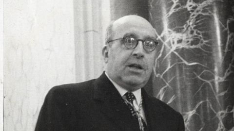 O escritor Ram&oacute;n Otero Pedrayo.