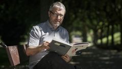 El artista Marcos Viso en su Ourense natal