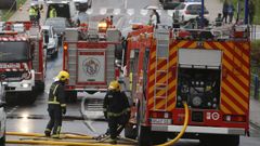 Imagen de archivo de una intervenci�n de los bomberos de Arteixo