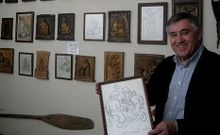 A galer�a melidense custodia boa parte do legado de Nilo Cea, como as tallas en madeira. 