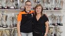 Cris Blanco fue presentada por la tesorera del club burelense, Yolanda lvarez Carro.
