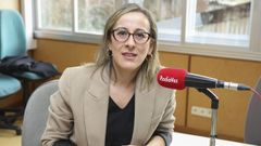 Ethel V�zquez, conselleira de Infraestruturas e Mobilidade
