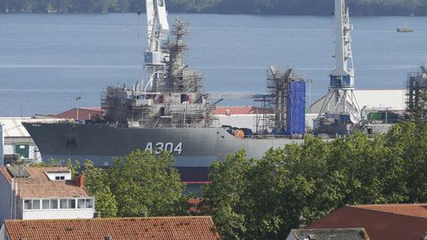 EL SEGUNDO BUQUE LOGSTICO PARA AUSTRALIA, EN CONSTRUCCIN EN NAVANTIA FERROL
