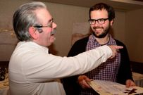 Javier Castro, durante la entrega de un premio de innovaci�n. 