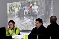 Men�ndez, Kiko Iglesias (asociaci�n San Campio) y Evaristo Dom�nguez intervinieron ayer en la presentaci�n del programa.