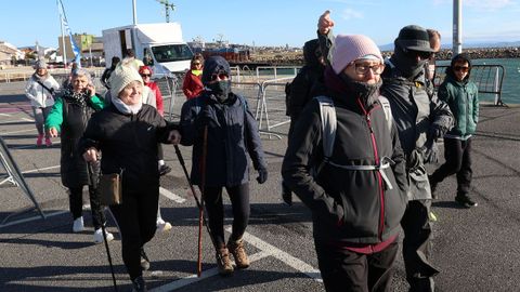 Milla y andaina solidaria Hero�nas de S�lvora en Agui�o