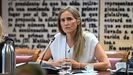 La ministra para la Transicin Ecolgica, Sara Aagesen, este mircoles en el Senado.
