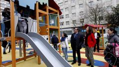 Inauguraci�n del parque infantil de la plaza de Vigo