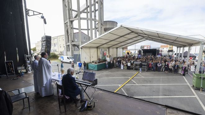 Unha das imaxes que deixou o festexo da Pilarica no barrio do Chor�s 