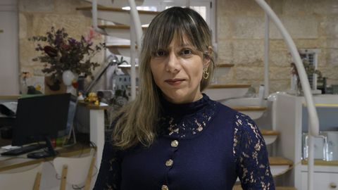 Esther G�mez �lvarez, presidenta de la asociaci�n de comerciantes de Ver�n, Aever.