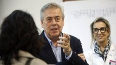 El conselleiro de Sanidade, Antonio G. Caama�o