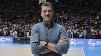 Miguel Juane, tras la disputa de la final de la Copa Galicia en el Coliseum