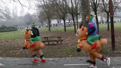 Algunos se tomaron la San Silvestre� en Lugo con mucho humor