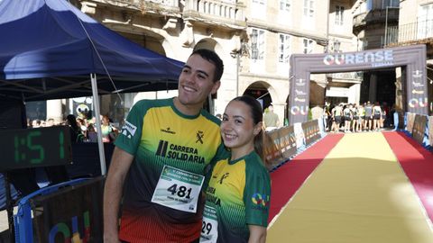 Carrera solidaria de la Guardia Civil en Ourense.