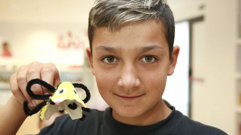 Taller de Sama�n na biblioteca de Carballo