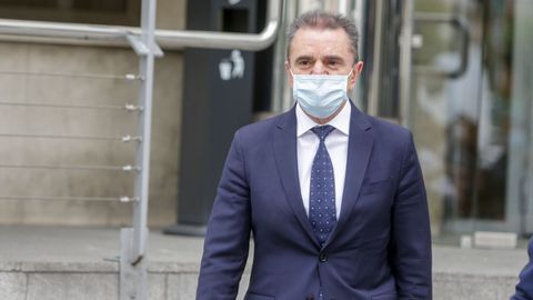 El delegado del Gobierno en Madrid, Jos� Manuel Franco, a su salida tras declarar ante la jueza