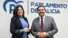 Elena Candia y Alberto Pazos, del PPdeG