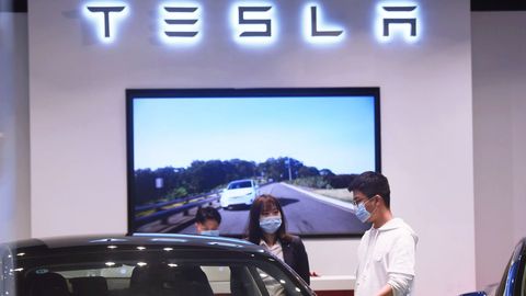 Concesionario de Tesla en China